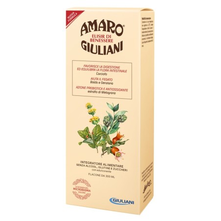 Amaro giuliani elisir benessere 300 ml nuova formula