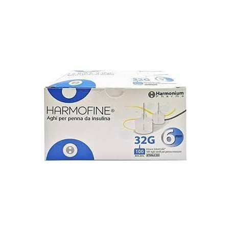 Gestipharm Ago harmofine g32 6mm 100 pezzi