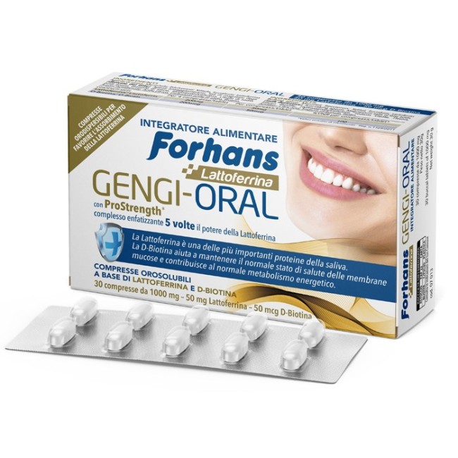 Uragme Forhans Lattoferrina Gengi Oral 30 Compresse