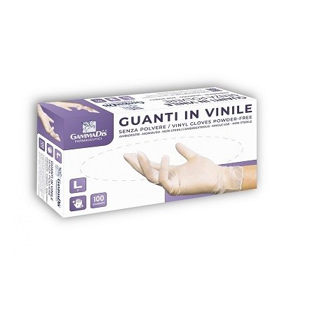 Gammadis Farmaceutici Guanti Vinile Senza Polvere Small 100 Pezzi