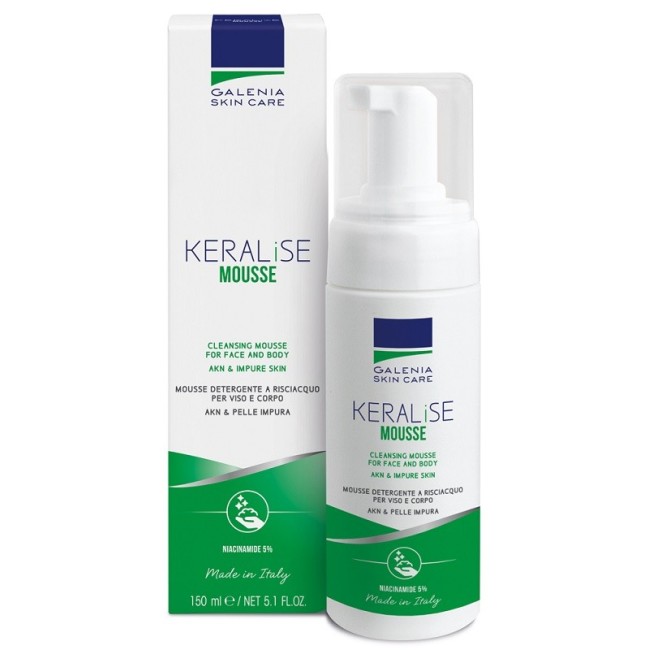 Galenia Biotecnologie Keralise Mousse pelle grassa 150 Ml