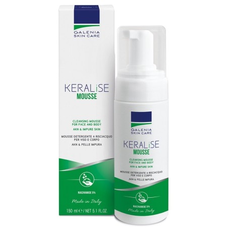 Galenia Biotecnologie Keralise Mousse pelle grassa 150 Ml