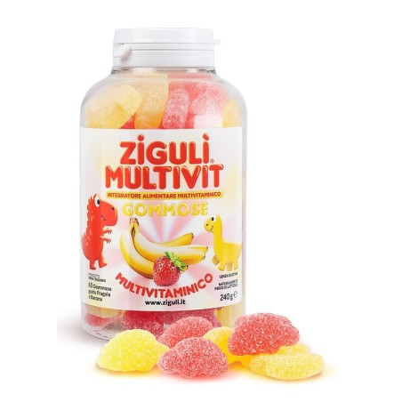 Falqui Ziguli Multivit Fragola E Banana 60 Gommose