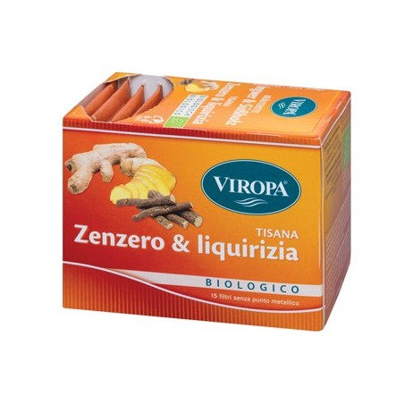 Viropa Import Viropa Zenzero & Liquirizia tisana 15 Bustine