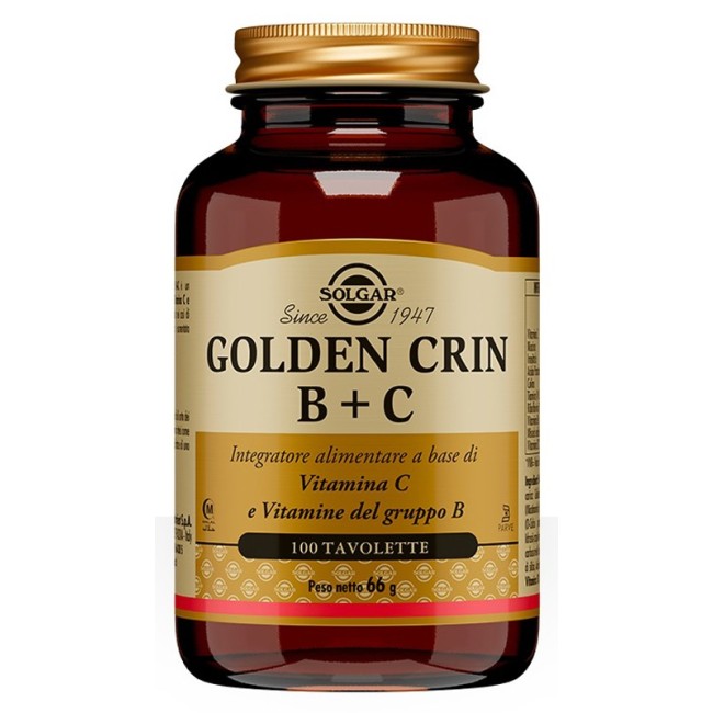 Solgar Multinutrient Golden Crin B+c 100 Tavolette