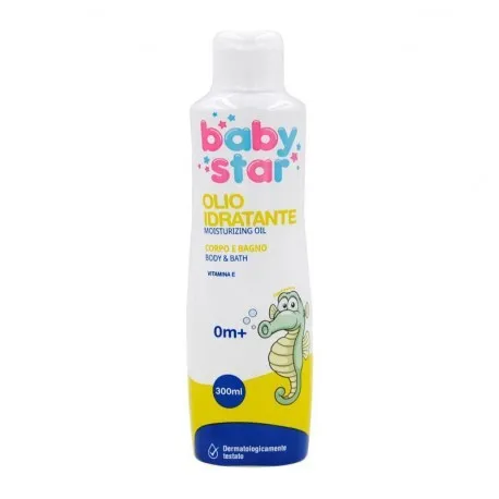 Babystar Olio Idratante Corpo/Bagno 300 ml - Para-Farmacia Bosciaclub