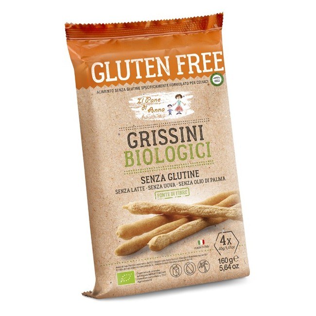 Pane di Anna Grissini Bio Senza Glutine 160 gr