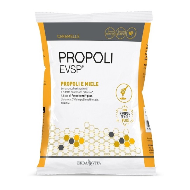 Erba Vita Propoli evsp caramelle propoli miele 65 g