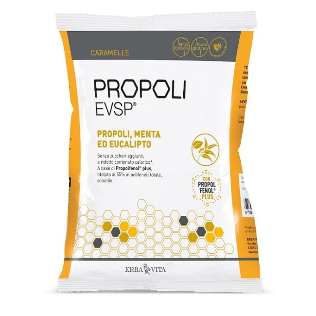 Erba Vita Propoli evsp caramelle propoli menta eucalipto 65 g