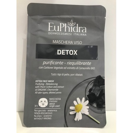 Euphidra Maschera Viso Detox Purificante 1 pezzo