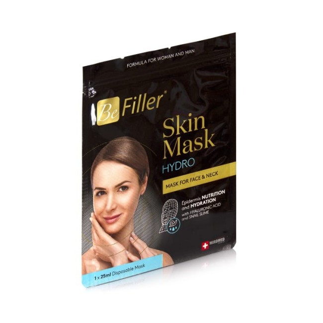 Be Filler Skin Mask Hydro maschera acido ialuronico e bava di lumaca 1 pezzo