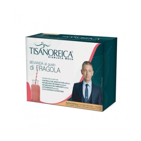 Tisanoreica Bevanda al gusto di Fragola 28 gr x4