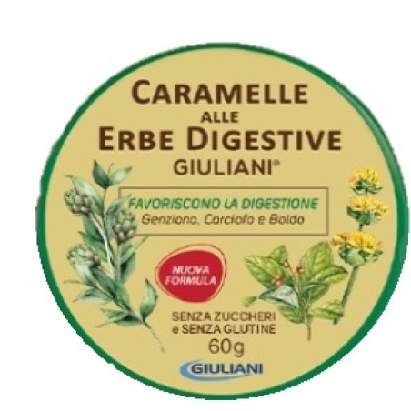 Giuliani Caramelle Digestive Alle Erbe Senza Zucchero 60 gr