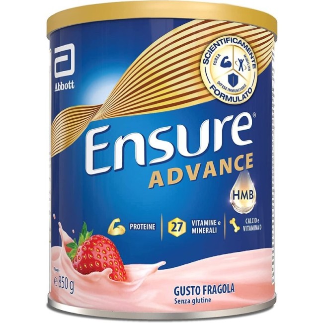 Ensure Advance Gusto Fragola Barattolo 850 gr