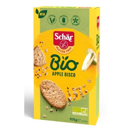 Schar Apple Bisco Bio Biscotti alla Mela 105 gr monoporzione