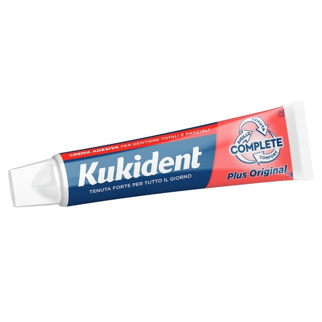 Kukident plus original crema adesiva dentiere 65 g