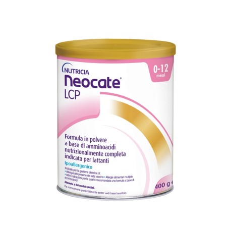 Nutricia Neocate lcp latte in polvere ipoallergenico 400g