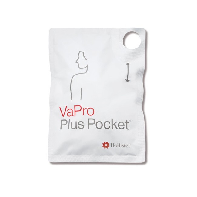 Vapro plus pocket no touch Catetere intermittente con sacca ch 12 30 pezzi