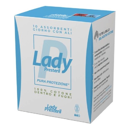 Lady presteril assorbenti giorno con ali 10 pezzi