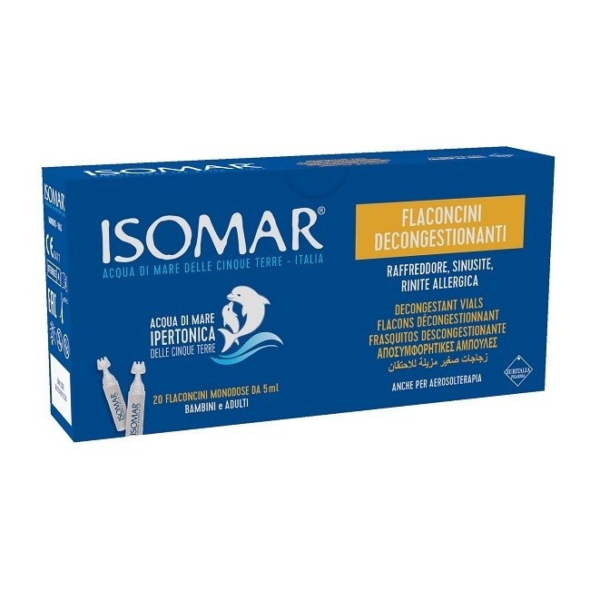 Isomar Soluzione Decongestionante Nasale 20 Flaconcini 5 Ml