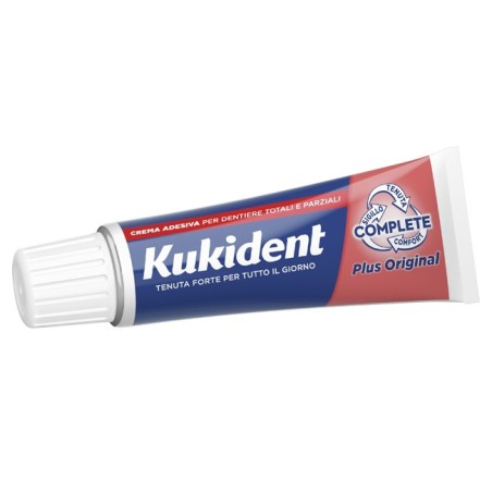 Kukident Plus Original Crema Adesiva Dentiere 40 G