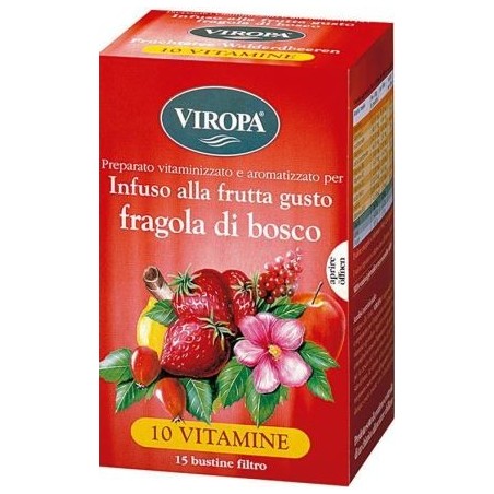 Viropa Import Viropa 10 Vitamine Fragola Del Bosco 15 Bustine