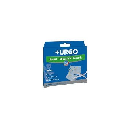 Urgo Ustioni e Ferite Superficiali garza sterile 8x8cm 4 pezzi