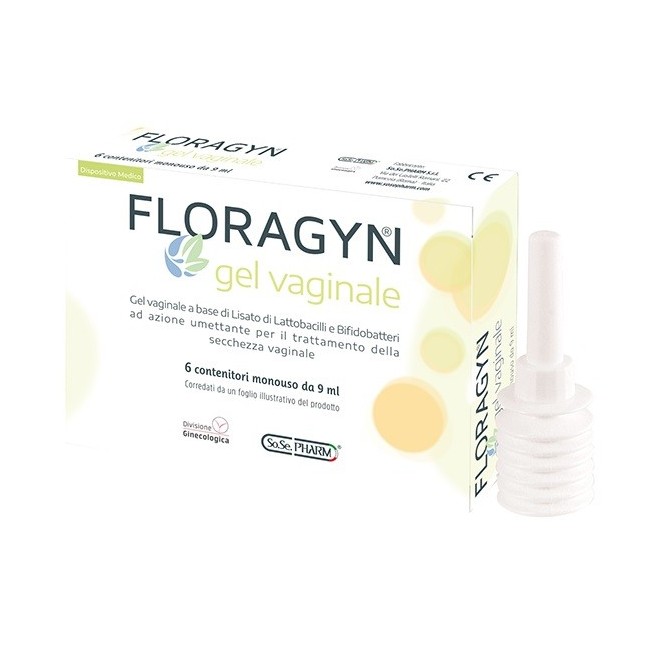 Floragyn Gel Vaginale 6 Tubetti Monodose 9ml