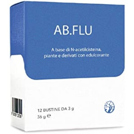 Abros ab flu integratore 12 bustine di acetil cisteina