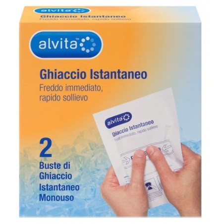 Alvita Ghiaccio istantaneo monouso 2 pezzi