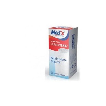 Meds benda Orlata Jodoformio Con Astuccio 5 m x 5 cm