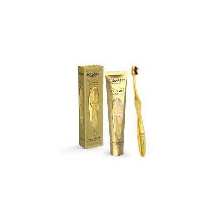 Curasept Gold Luxury Whitening Dentifricio 75ml + Spazzolino