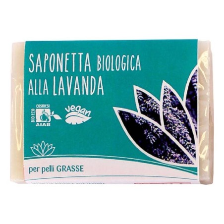 Fior di Loto Saponetta Lavanda Biologica 100 gr