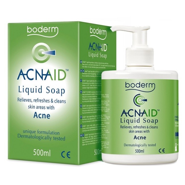 Boderm Acnaid Sapone Liquido per Acne 500 ml