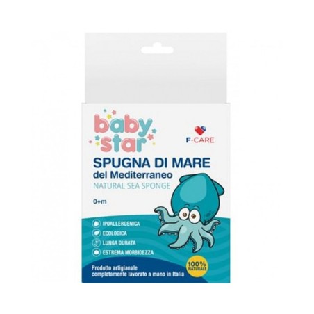 Baby Star Spugna Di Mare Del Mediterraneo 1 pezzo