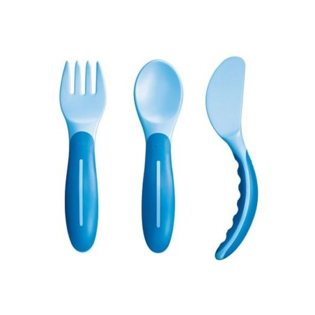 Mam Baby's Cutlery Set Posate Maschio Azzurro