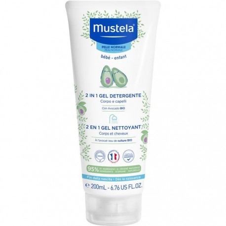 Mustela Gel Detergente 2 in 1 Corpo e Capelli 200 ml