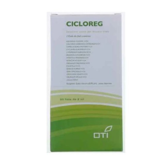 Oti Cicloreg composto 20 fiale 2ml medicinale omeopatico