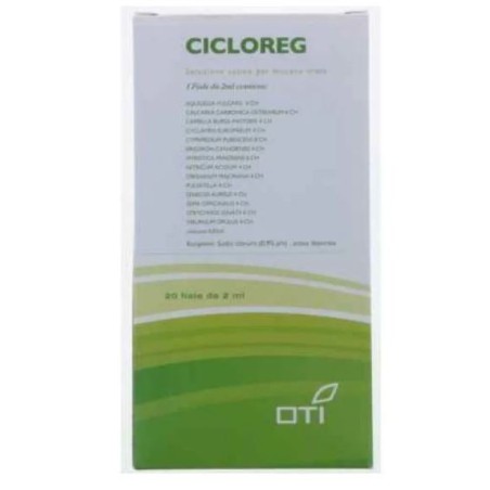 Oti Cicloreg composto 20 fiale 2ml medicinale omeopatico