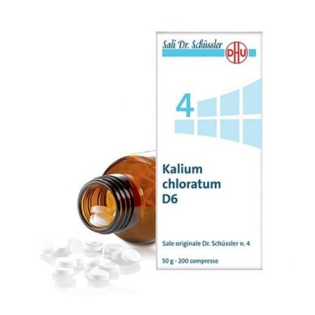 Schwabe Sali Schussler 4 Kalium chloratum d6 200 Compresse