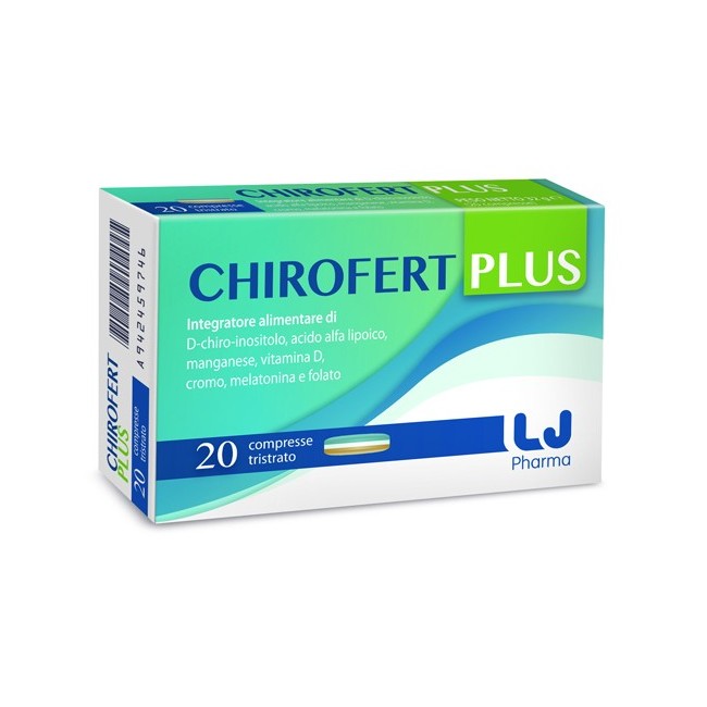 6 pezzi Lj Pharma Chirofert plus integratore 20 compresse