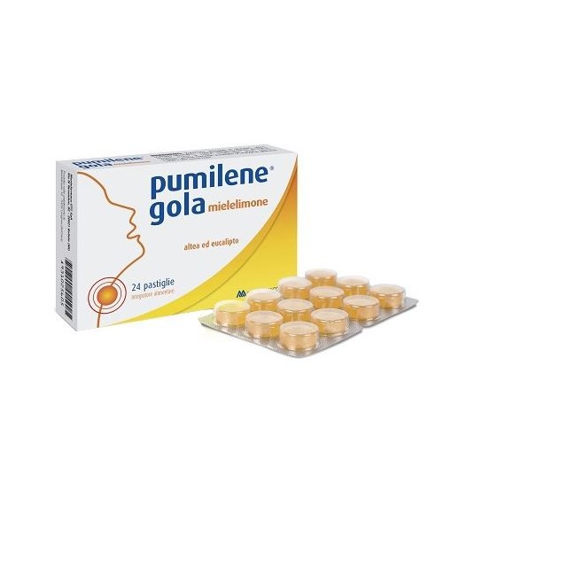 Pumilene Gola Miele E Limone 24 Pastiglie