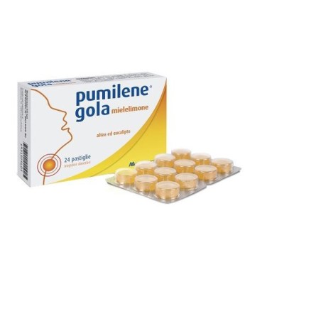 Pumilene Gola Miele E Limone 24 Pastiglie