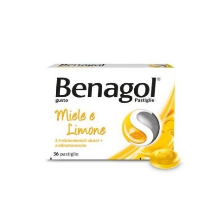 Benagol*36 Pastiglie Miele Limone