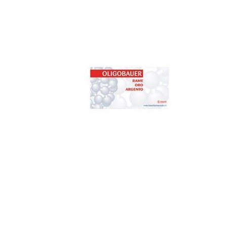 Oligobauer 4 oro rame argento fiale oligoelementi 20AB 2ML