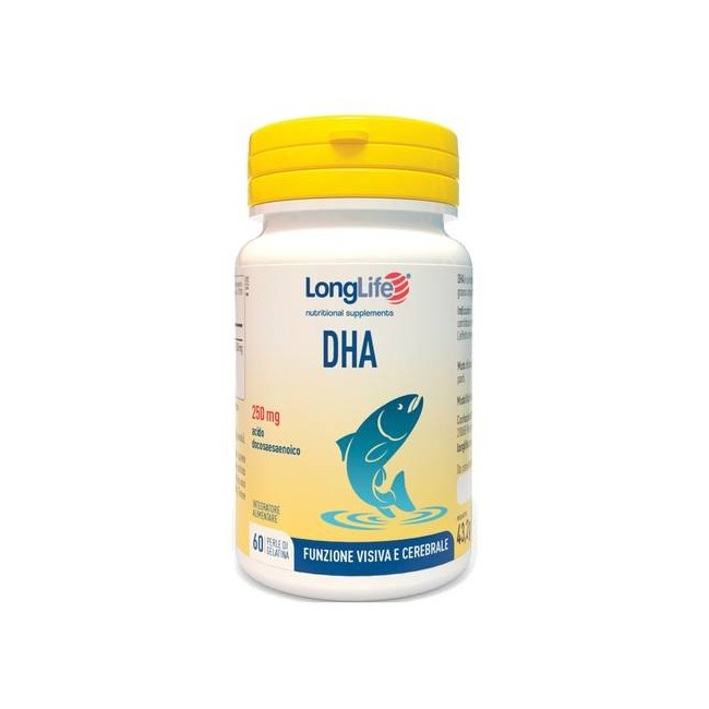 Longlife Dha 250mg integratore alimentare 60 Perle