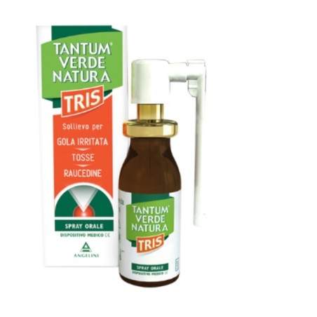 Tantum verde natura tris nebulizzazione per la gola irritata 15 ml