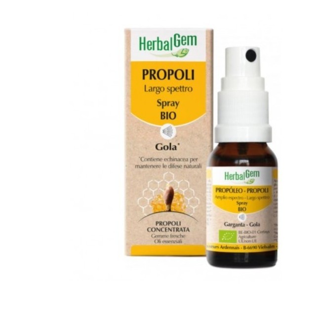 Herbalgem Propoli Spray Gola Bio 15 ml