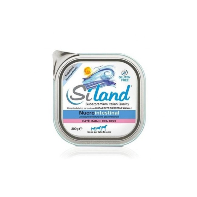 Siland Nucrointestinal Alimento di salmone e riso per il cane 300 g