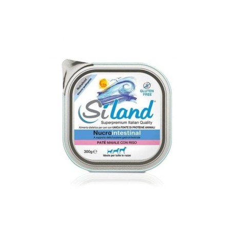 Siland Nucrointestinal Alimento di salmone e riso per il cane 300 g